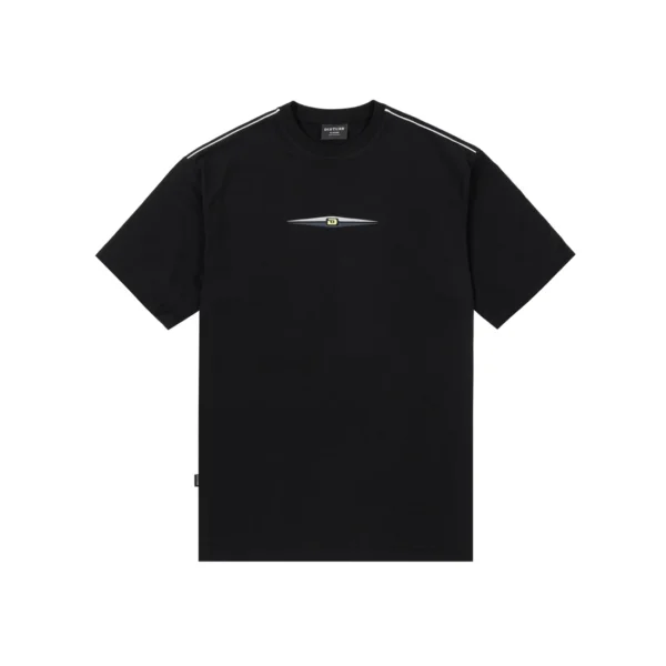 Camiseta Preta Oversized Streetwear Disturb Masculina