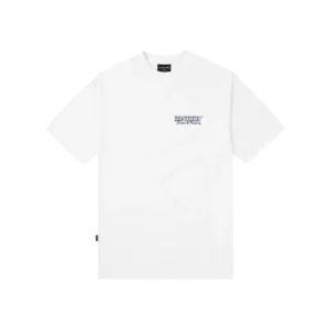 Camiseta Branca Disturb Oversized Streetwear Masculina 