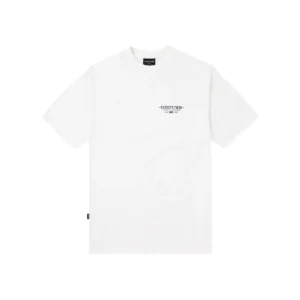 Camiseta Branca Disturb Oversized Streetwear Masculina 