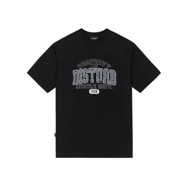 Camiseta Preta Streetwear Disturb Masculina