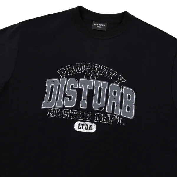T-SHIRT HUSTLE DPT. PRETA DISTURB
