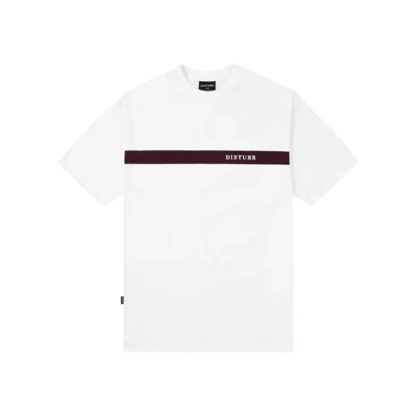 Camiseta Branca Disturb Streetwear Masculina