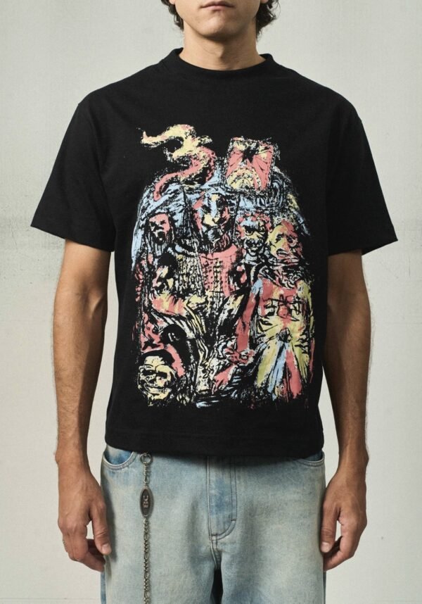 CAMISETA "ESTANDARTE" BLACK BARRA CREW