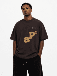 Camiseta Marrom Approve Oversized Streetwear Masculina