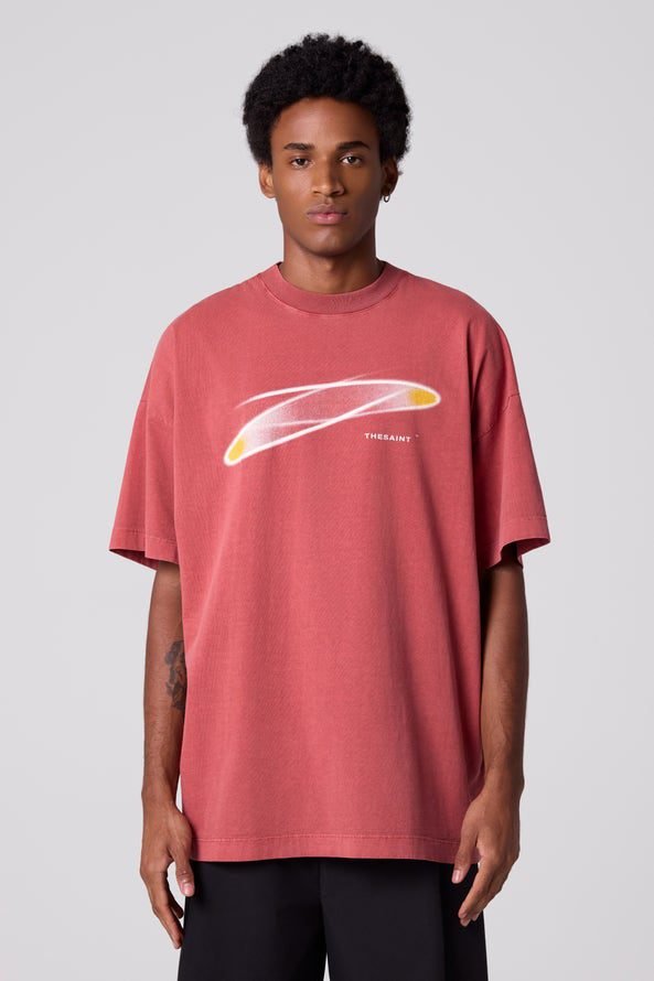Camiseta Salmão Thesaint Oversized