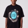 Camiseta Preta Thesaint Oversized Masculina