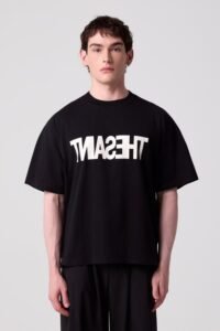 Camiseta Preta Thesaint Boxy Masculina 