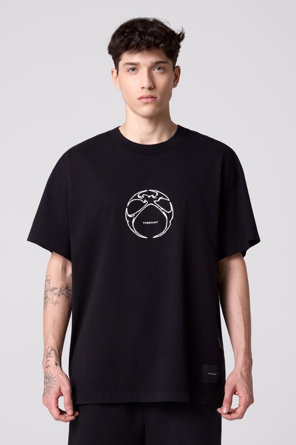Camiseta Preta Boxy Thesaint Masculina