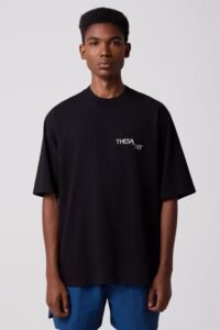Camiseta Preta Oversized  Thesaint