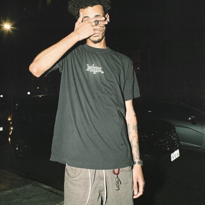 Camiseta Preta Sufgang Streetwear Masculina