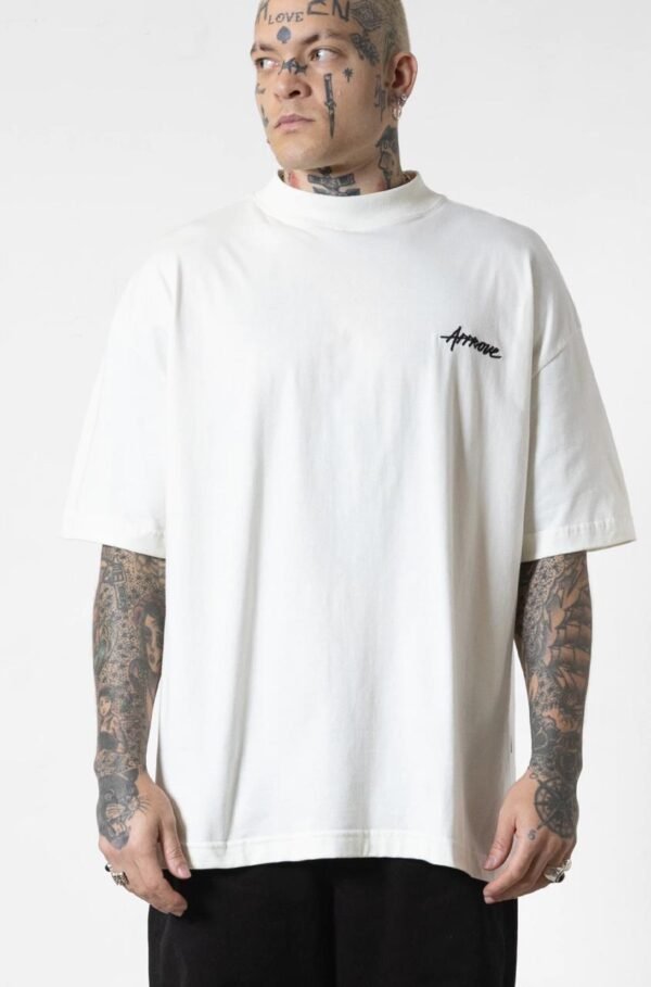 Camiseta off white Approve oversized streetwear masculina