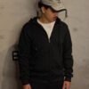 Moletom Zíper Streetwear Preto Moletom Preto Zíper Streetwear Masculina
