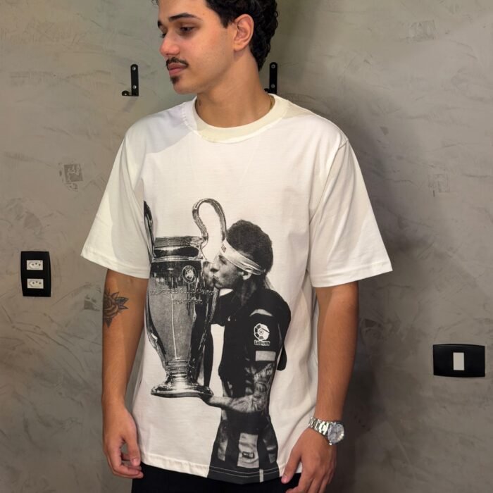 CAMISETA BUSSFLY CHAMPIONS NEYMAR OFF WHITE