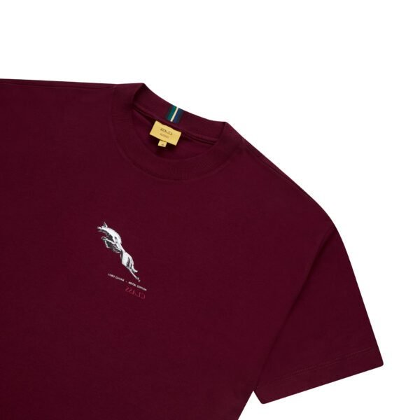 T-SHIRT CLASS LOBO GUARA BORDÔ