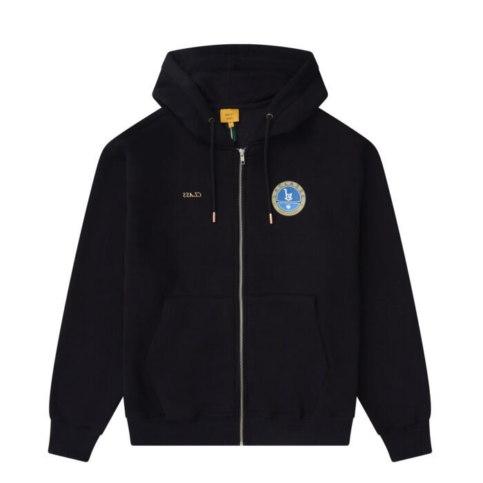 IMG_3893 HOODIE ZIPPER CLASS "BERTONE" BLACK