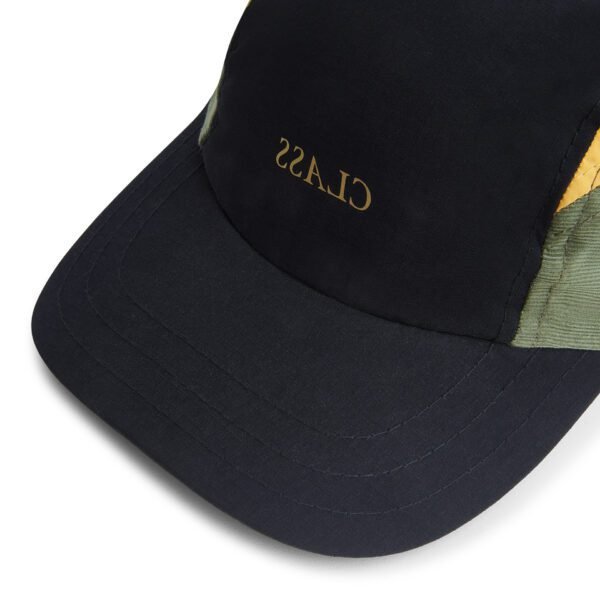 IMG_3920 3 PANEL HAT "CLASS INVERSO" BLACK/GREEN/MOSTARD