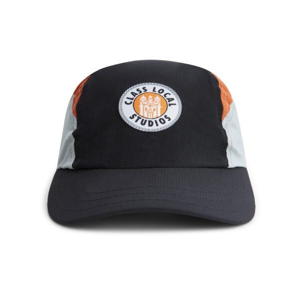 3 PANEL SPORT HAT CLASS "AOK" BLACK/HAZELNUT