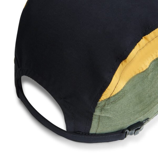 IMG_3941 3 PANEL HAT "CLASS INVERSO" BLACK/GREEN/MOSTARD