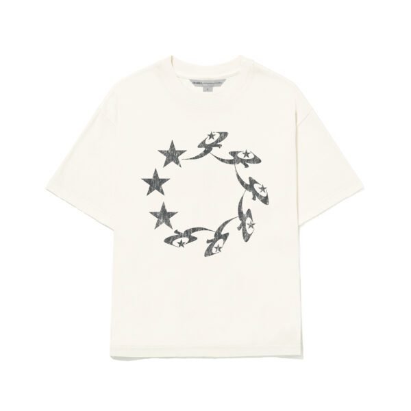 CAMISETA BARRA CREW B TRIBAL OFF WHITE