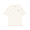 CAMISETA BARRA CREW BANDEIRAS OFF WHITE