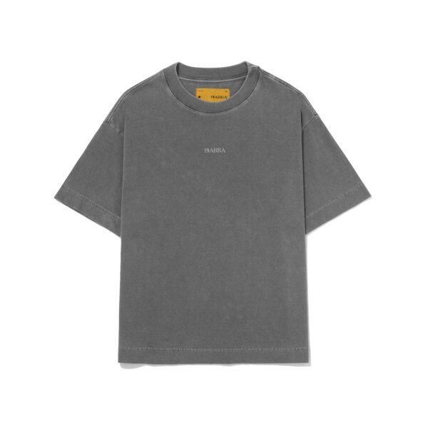 CAMISETA BARRA CREW BARRA LOGO GRAFITE
