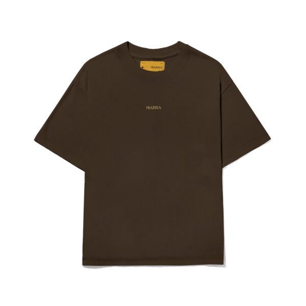 CAMISETA BARRA CREW BARRA LOGO MARROM