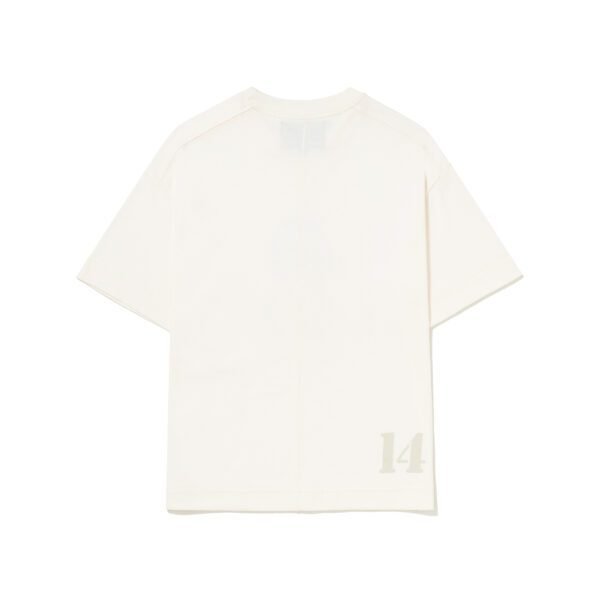 CAMISETA BARRA CREW BRASÃO OFF WHITE