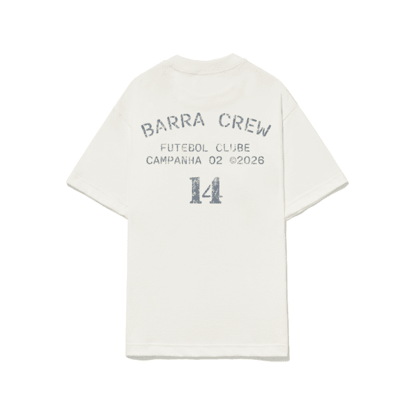 CAMISETA BARRA CREW BFC OFF WHITE