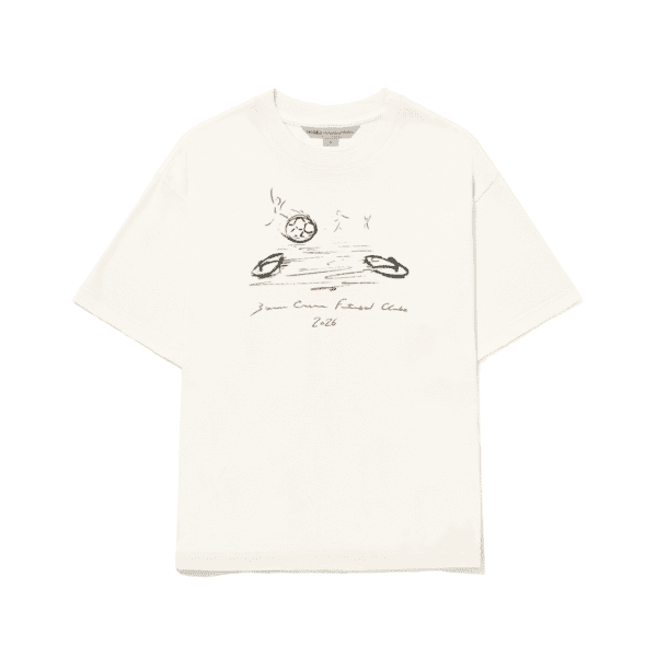CAMISETA BARRA CREW FURINGO OFF WHITE