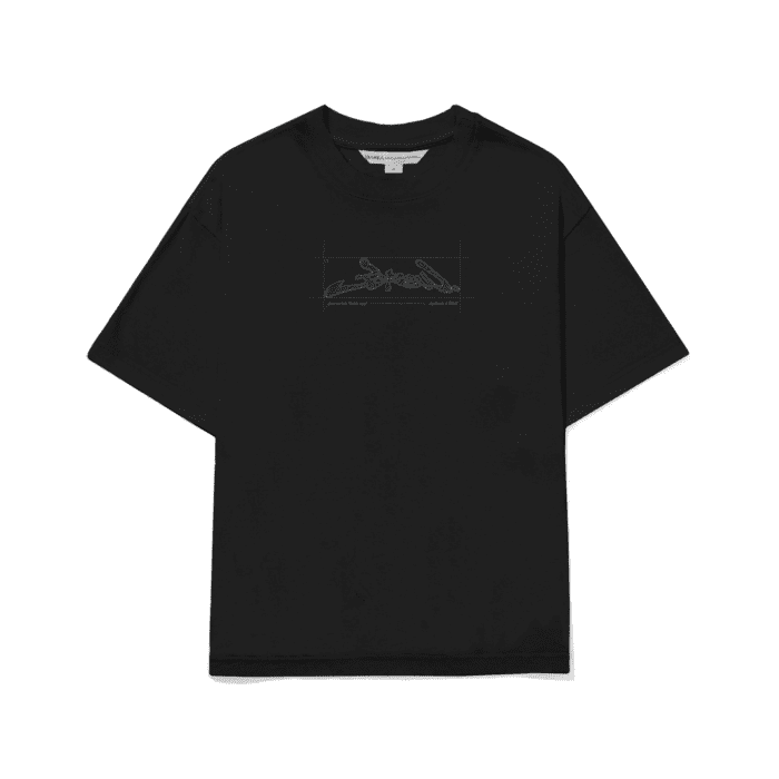 IMG_3989 CAMISETA BARRA CREW CROQUI PRETA