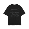 CAMISETA BARRA CREW CROQUI PRETA