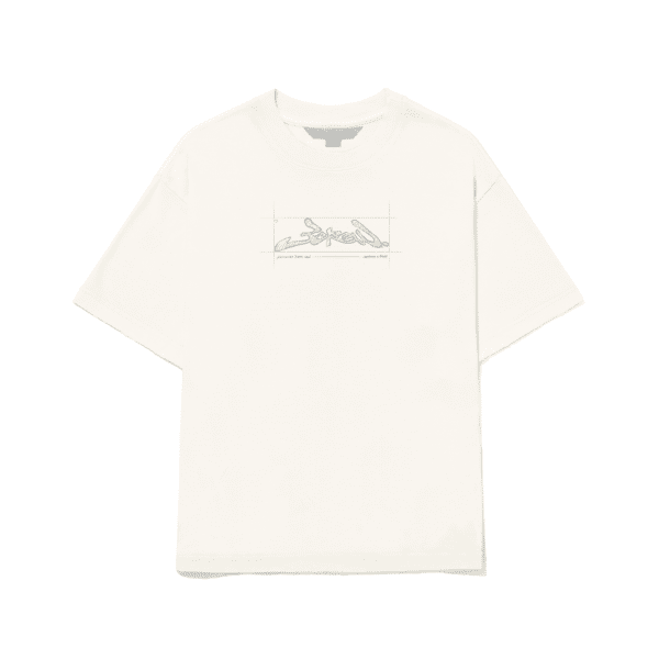 CAMISETA BARRA CREW CROQUI OFF WHITE