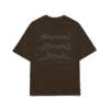 CAMISETA BARRA CREW CROQUI MARROM