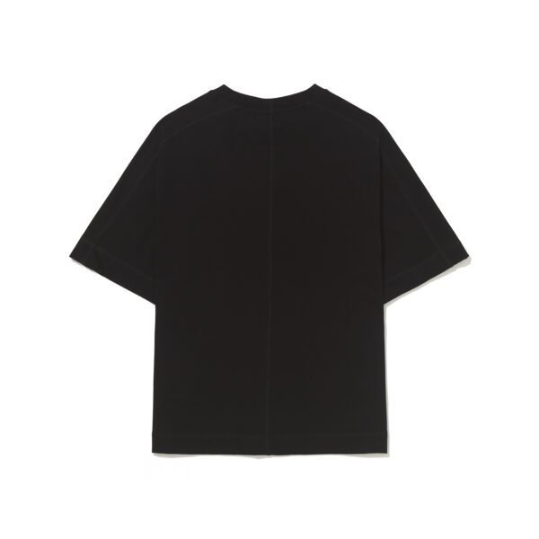 CAMISETA BARRA CREW RECORTADA B GARÇA PRETA