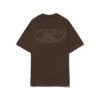 CAMISETA BARRA CREW GOODS LOGO REMIX MARROM
