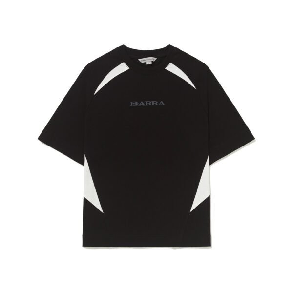 CAMISETA BARRA CREW RECORTADA BARRA REMIX PRETA