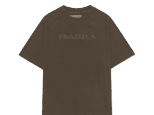 IMG_4033 CAMISETA BARRA CREW BARRA LOGO REMIX MARROM ESTONADA