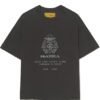 CAMISETA BARRA CREW BRASÃO PRETA ESTONADA