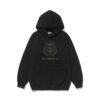 MOLETOM BARRA CREW BRASÃO PRETO