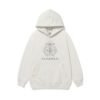 MOLETOM BARRA CREW BRASÃO OFF WHITE