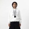 MOLETOM BARRA CREW BRASÃO OFF WHITE