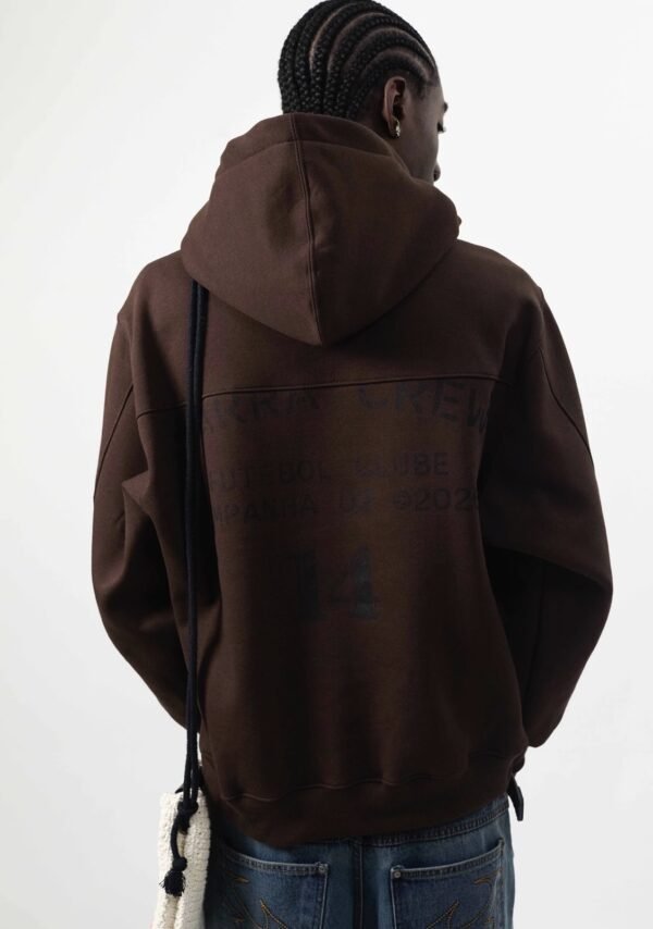 MOLETOM BARRA CREW BFC MARROM