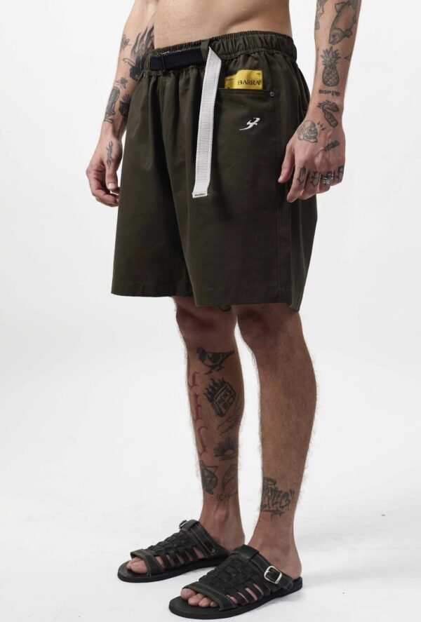 SHORT BARRA CREW SARJA TECH VERDE