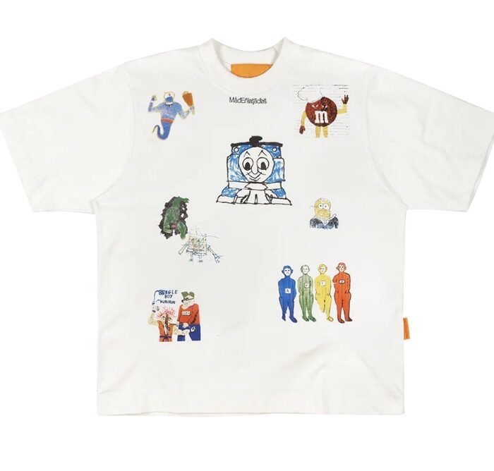 CAMISETA MAD ARTÍSTICA OFF WHITE