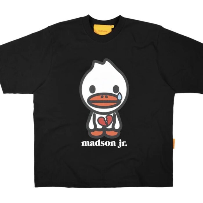 CAMISETA MAD MADSON JR CORAZON PARTIDO PRETO
