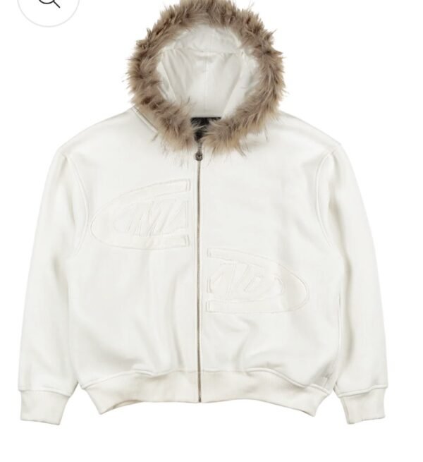MOLETOM MAD PORTAL BORDADO PELINHO OFF WHITE