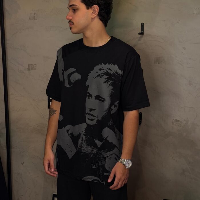 CAMISETA ENTREVISTA NEYMAR PRETA