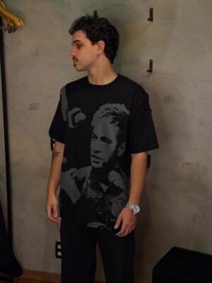 CAMISETA ENTREVISTA NEYMAR PRETA