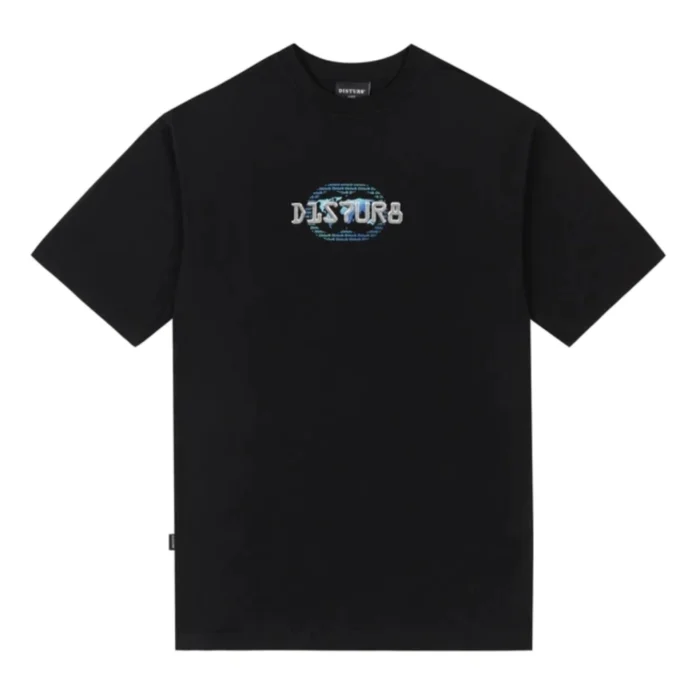 IMG_4640 ENCODED T-SHIRT IN BLACK DISTURB