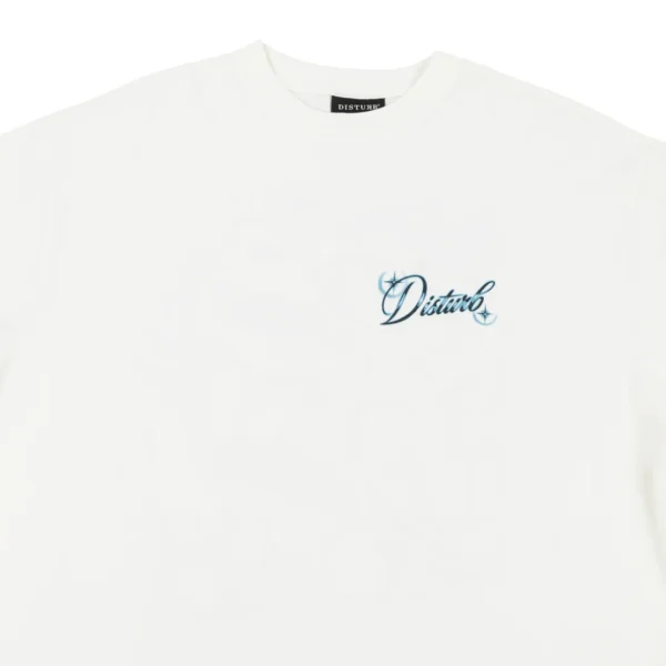T-SHIRT AIRBRUSH OFF-WHITE DISTURB